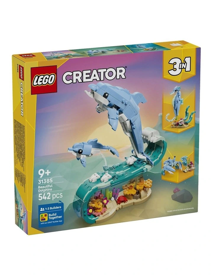 Creator 3-in-1 - Sea Animals: Beautiful Dolphins (31385)