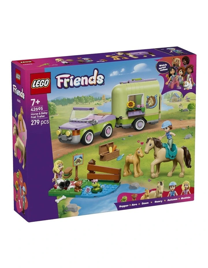 Friends - Horse & Baby Foal Trailer (42695)