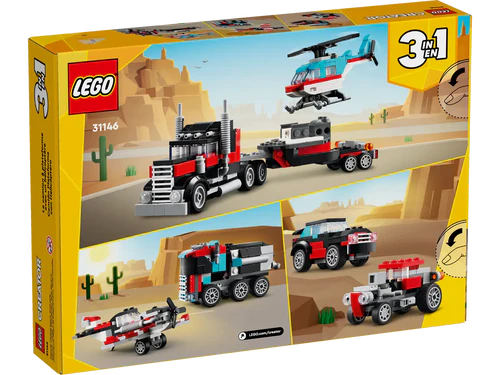 LEGO® Creator - Flatbed Truck with Helicopter (31146)