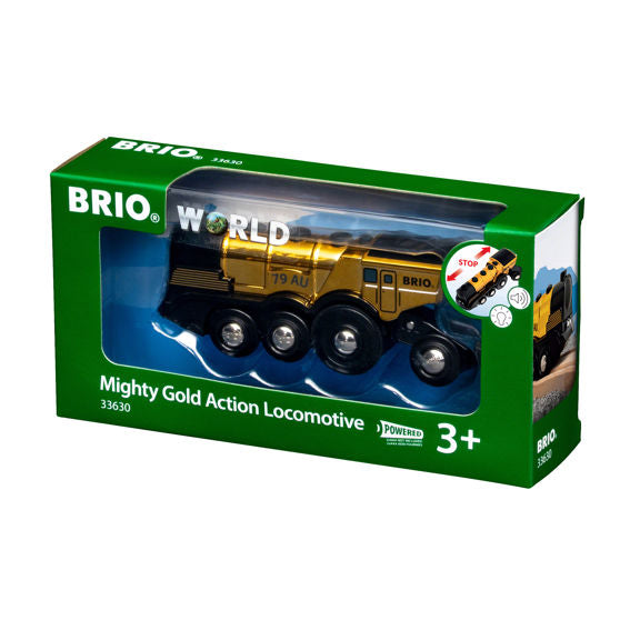 BRIO - Mighty Gold Action Locomotive (33630)