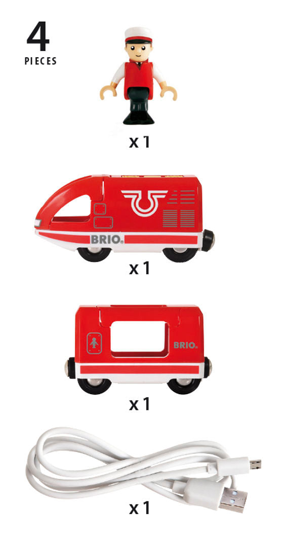 BRIO - Travel Rechargeable Train (33746) - Toot Toot Toys