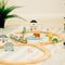 Bigjigs - Simply Scandi Woodland Animal Train Set