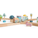 Bigjigs - Simply Scandi Woodland Animal Train Set