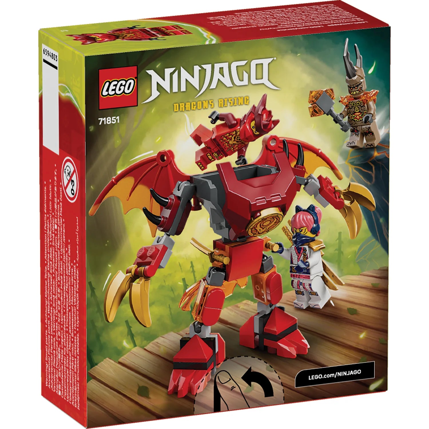 NINJAGO® - Kai’s Dragon Mech Battle Pack (71851)