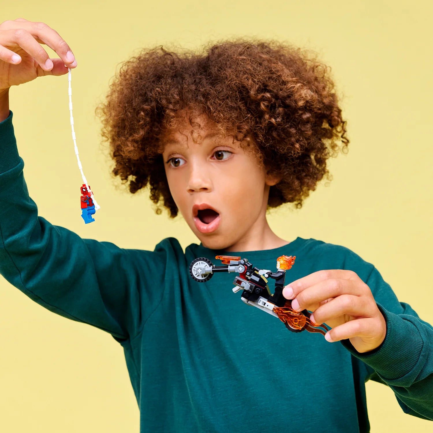 Marvel - Spider-Man vs. Ghost Rider Motorcycle (76335)