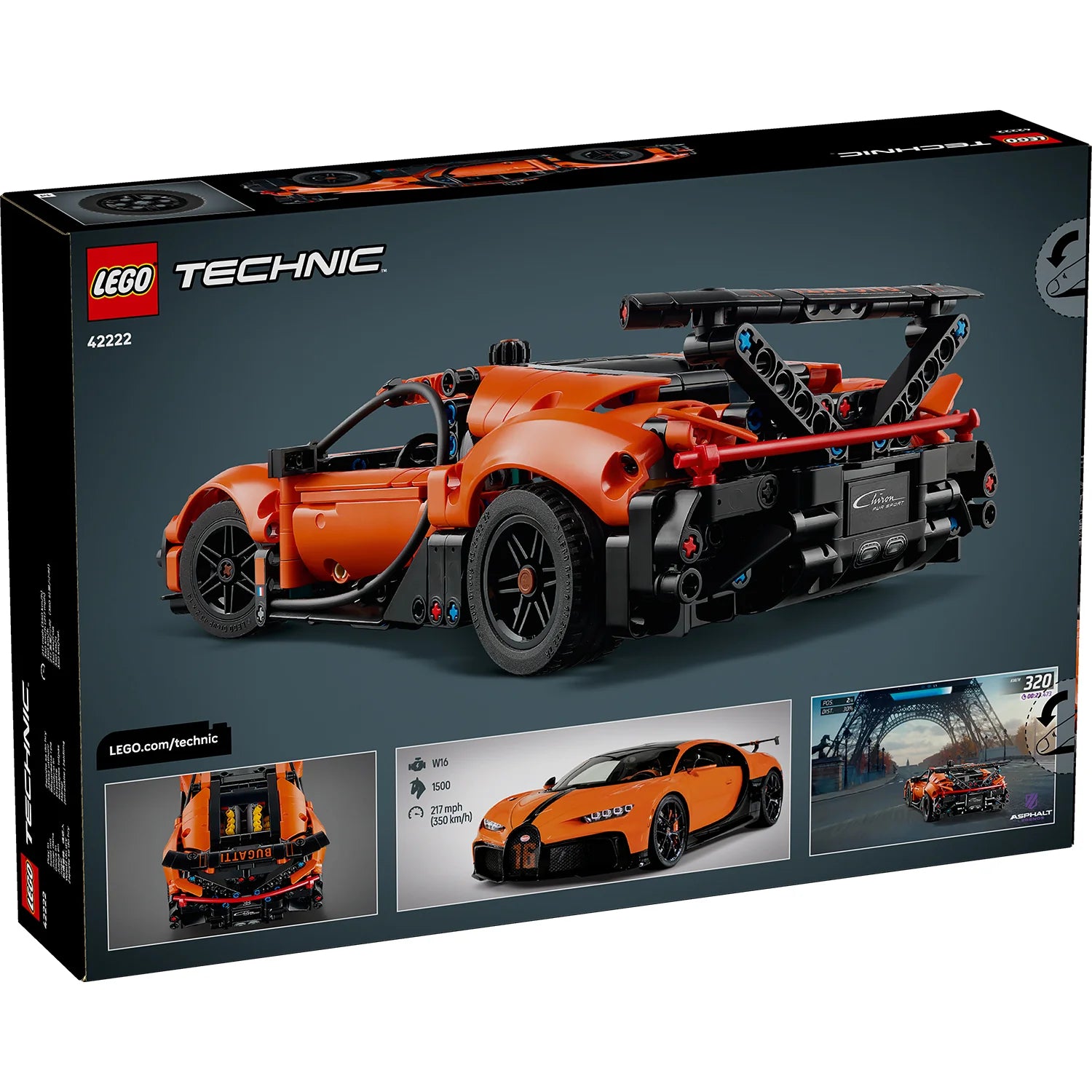 Technic™ - Bugatti Chiron Pur Sport Hypercar (42222)