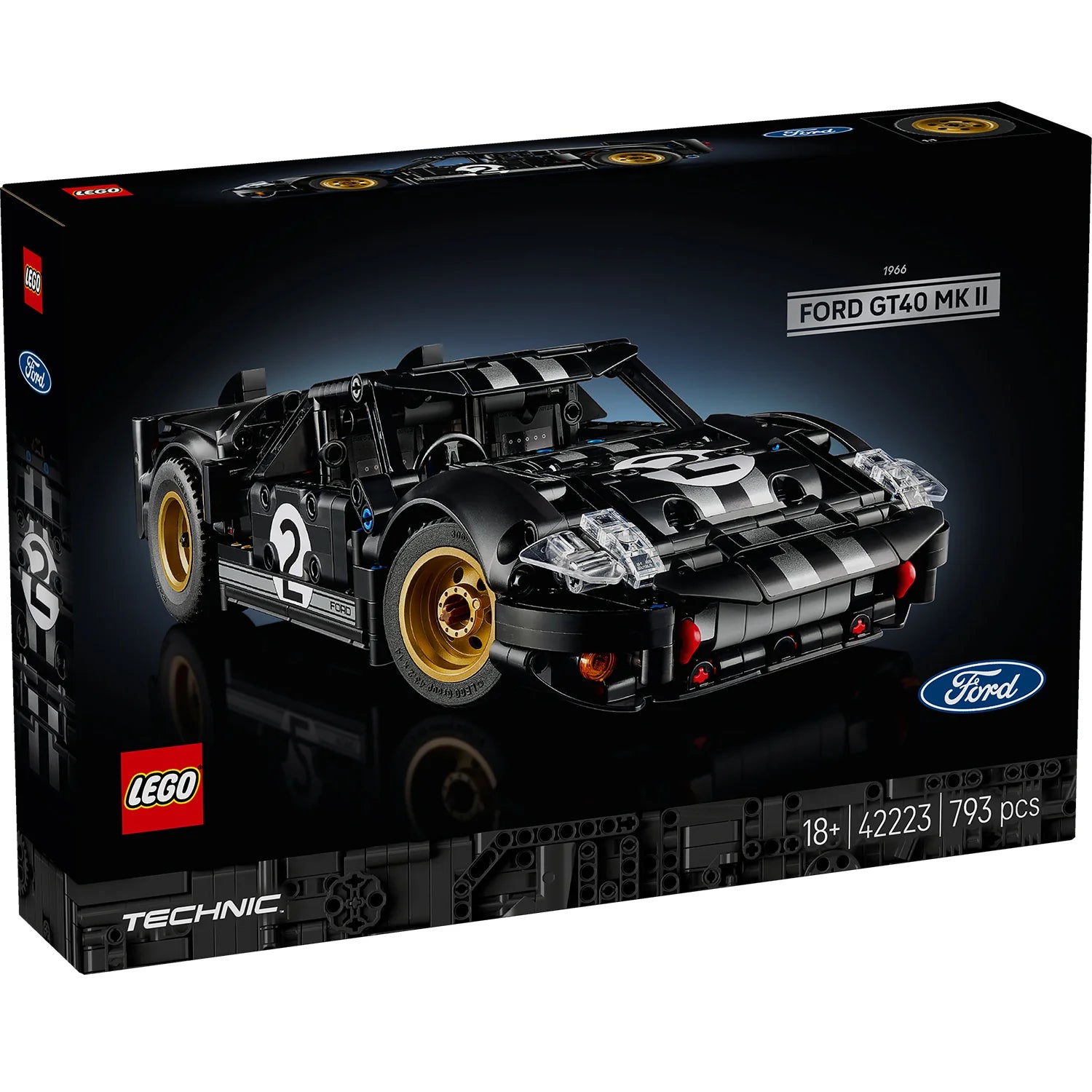 Technic™ - 1966 Ford GT40 MKII Race Car (42223)