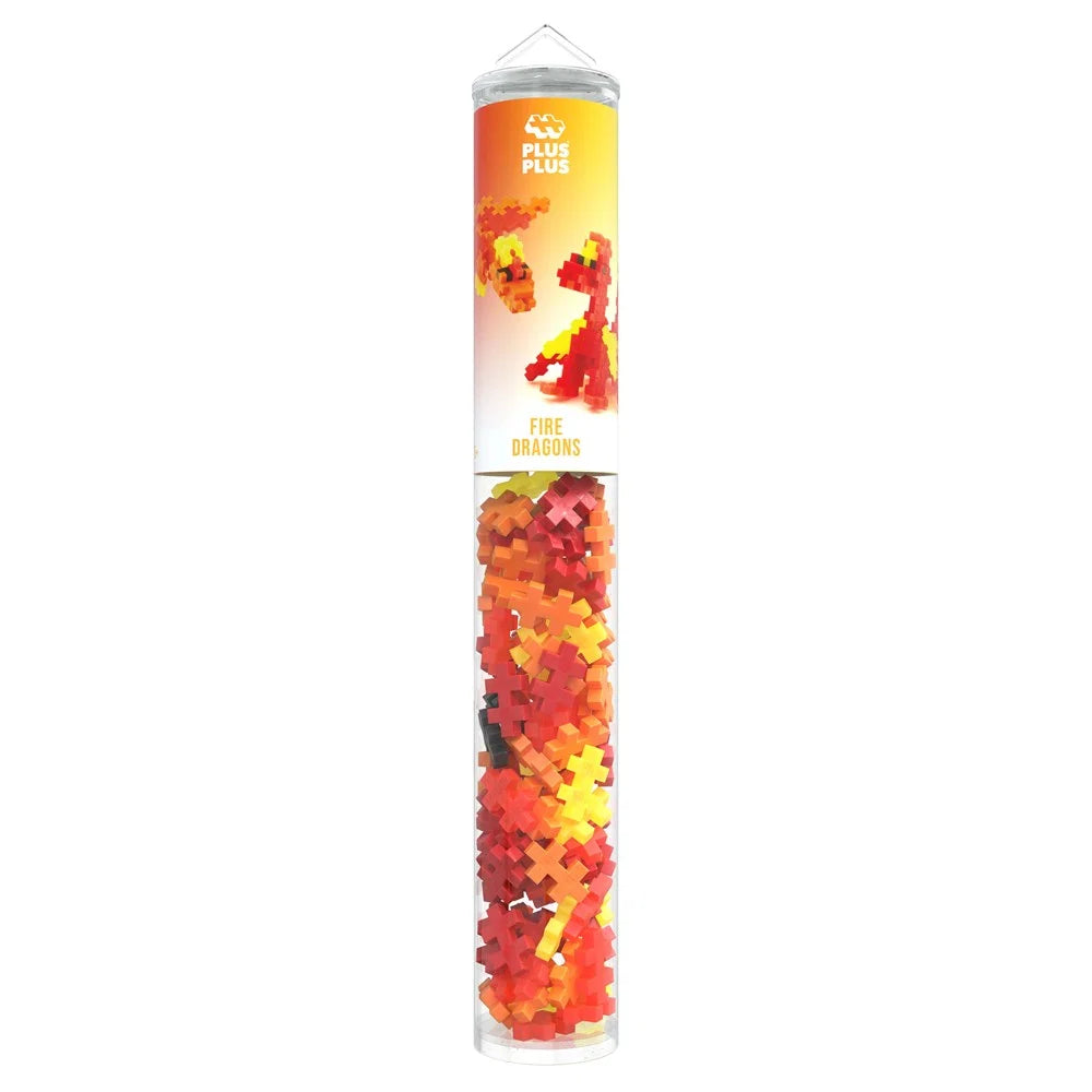 100 Piece Tube -  Fire Dragons