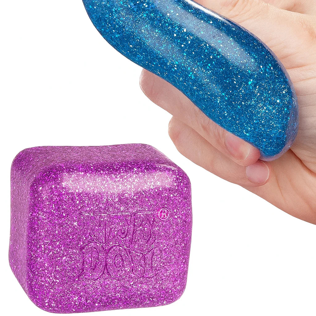 NeeDoh Nice Cube Glitter and Glow