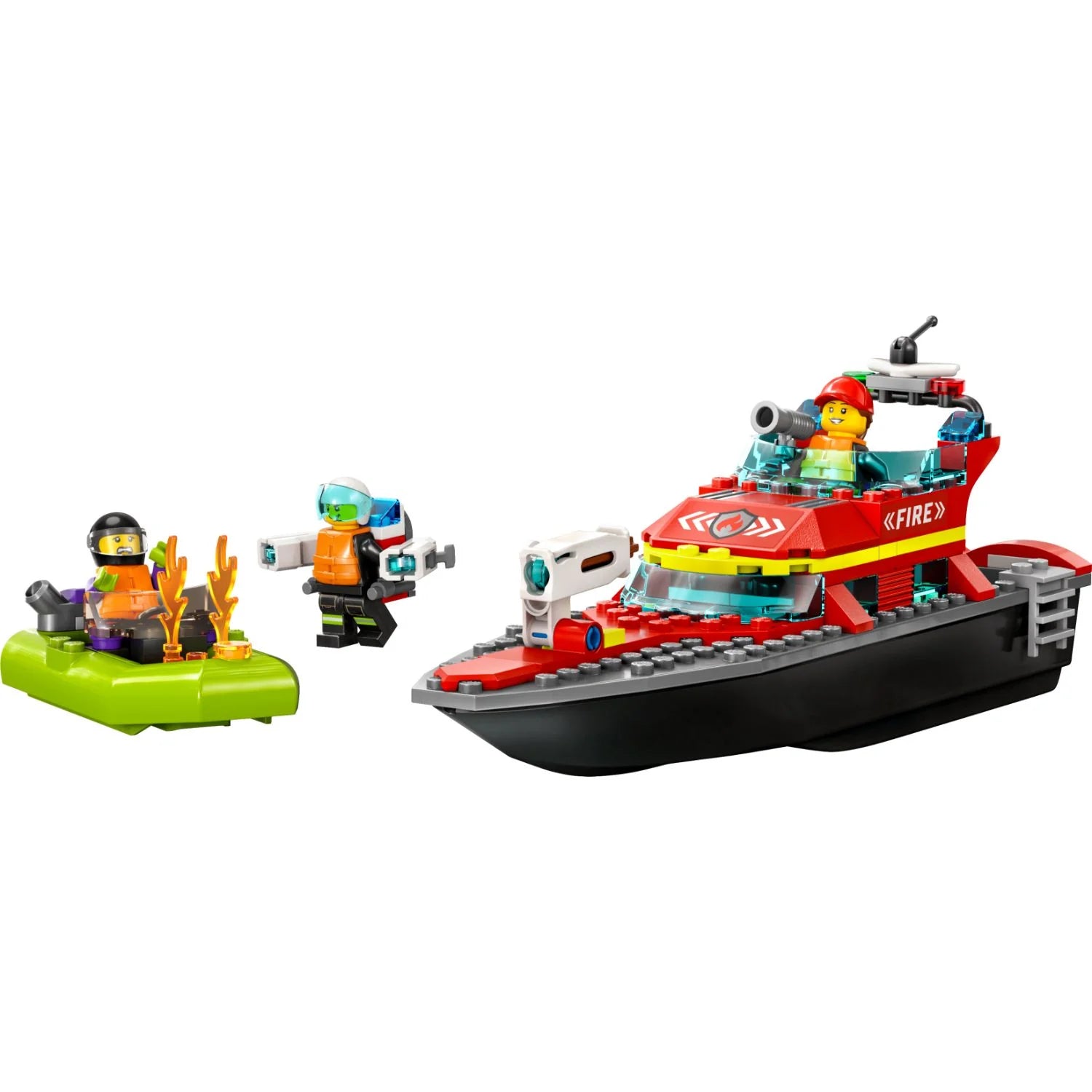 City - Fire Rescue Boat (60373)