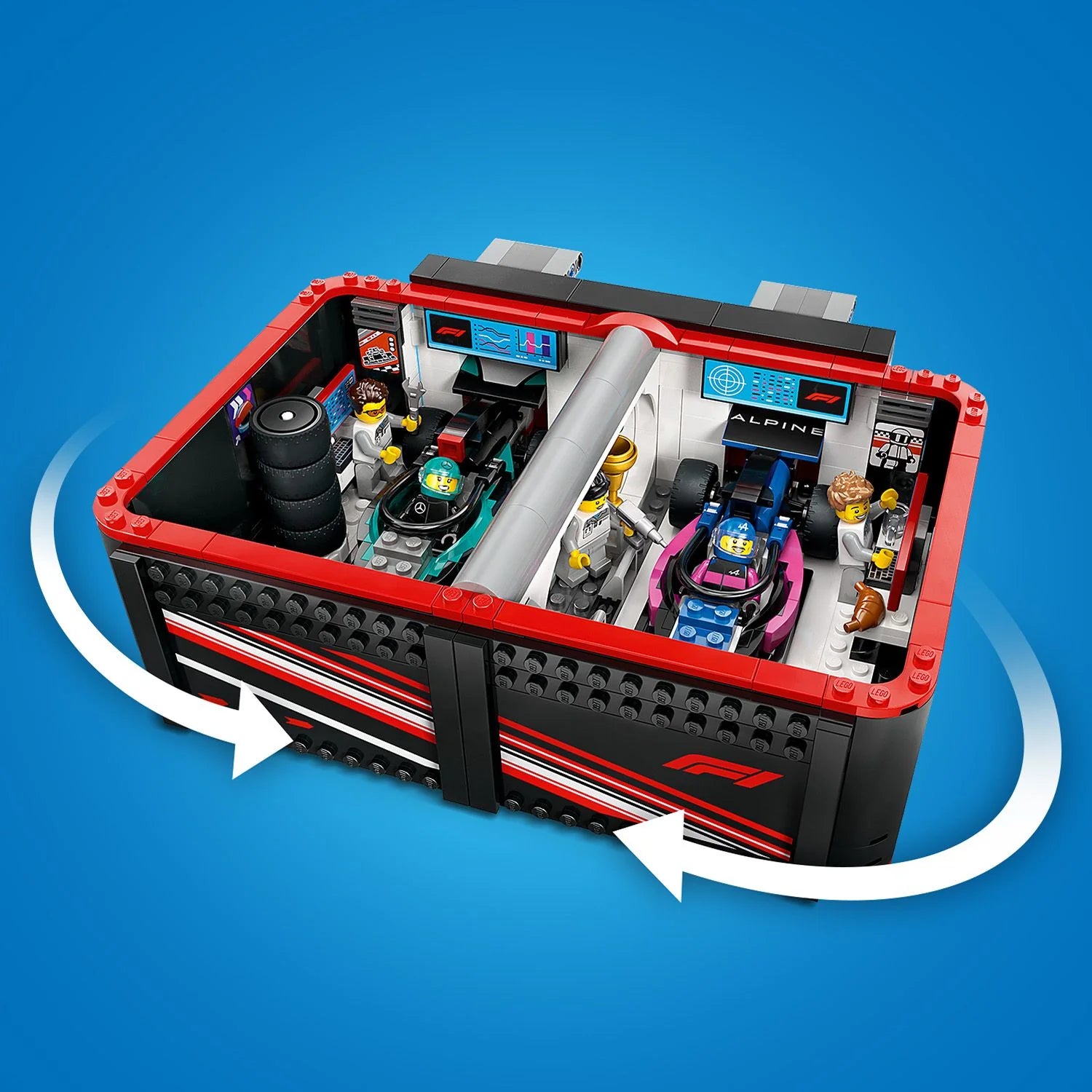 City - F1® Garage & Mercedes-AMG & Alpine Cars (60444)