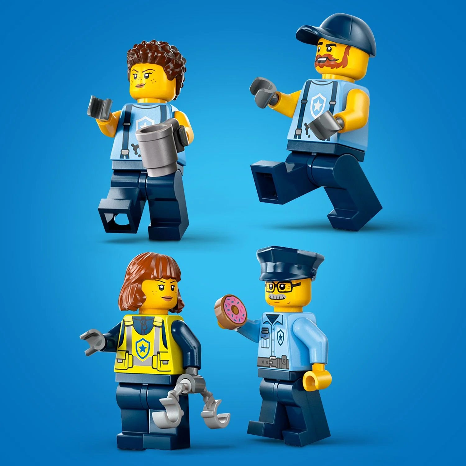 City - Custom Police Car Garage (60457)