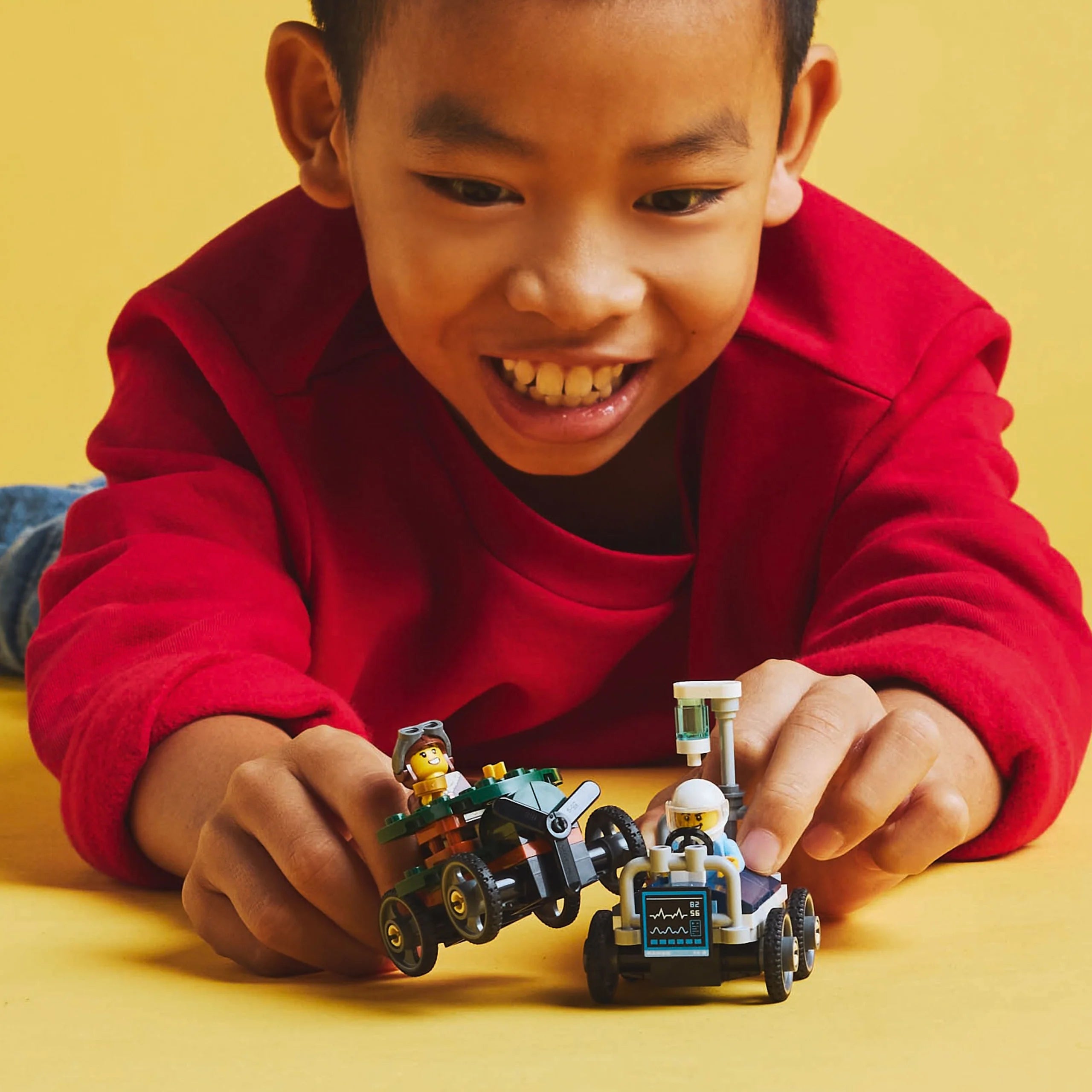 City - Airplane vs. Hospital Bed Race Car Pack (60459)