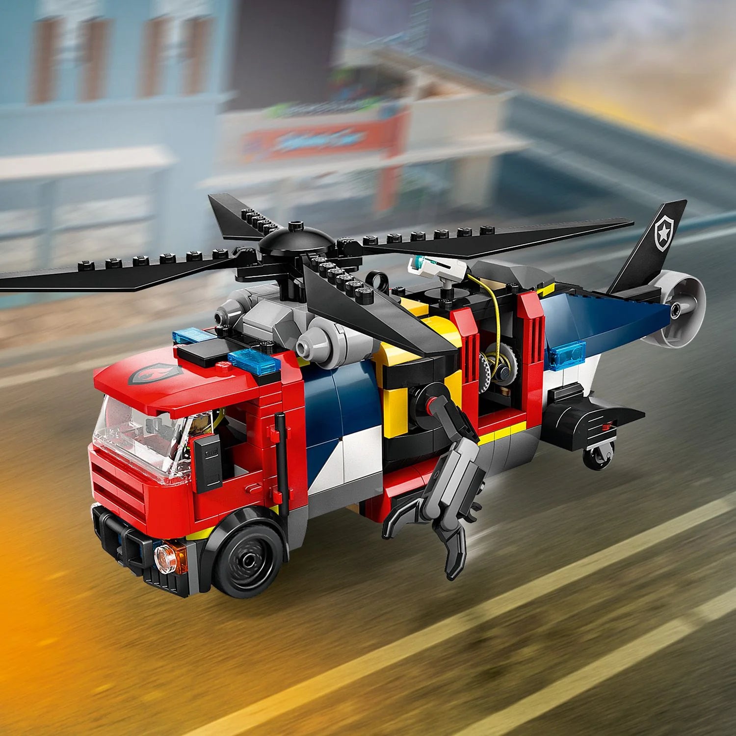 City - Helicopter, Fire Truck & Submarine Remix (60462)