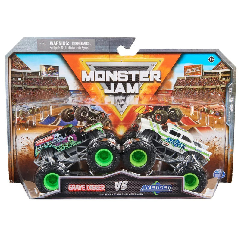 Monster Jam Diecast Trucks - 2 Pack