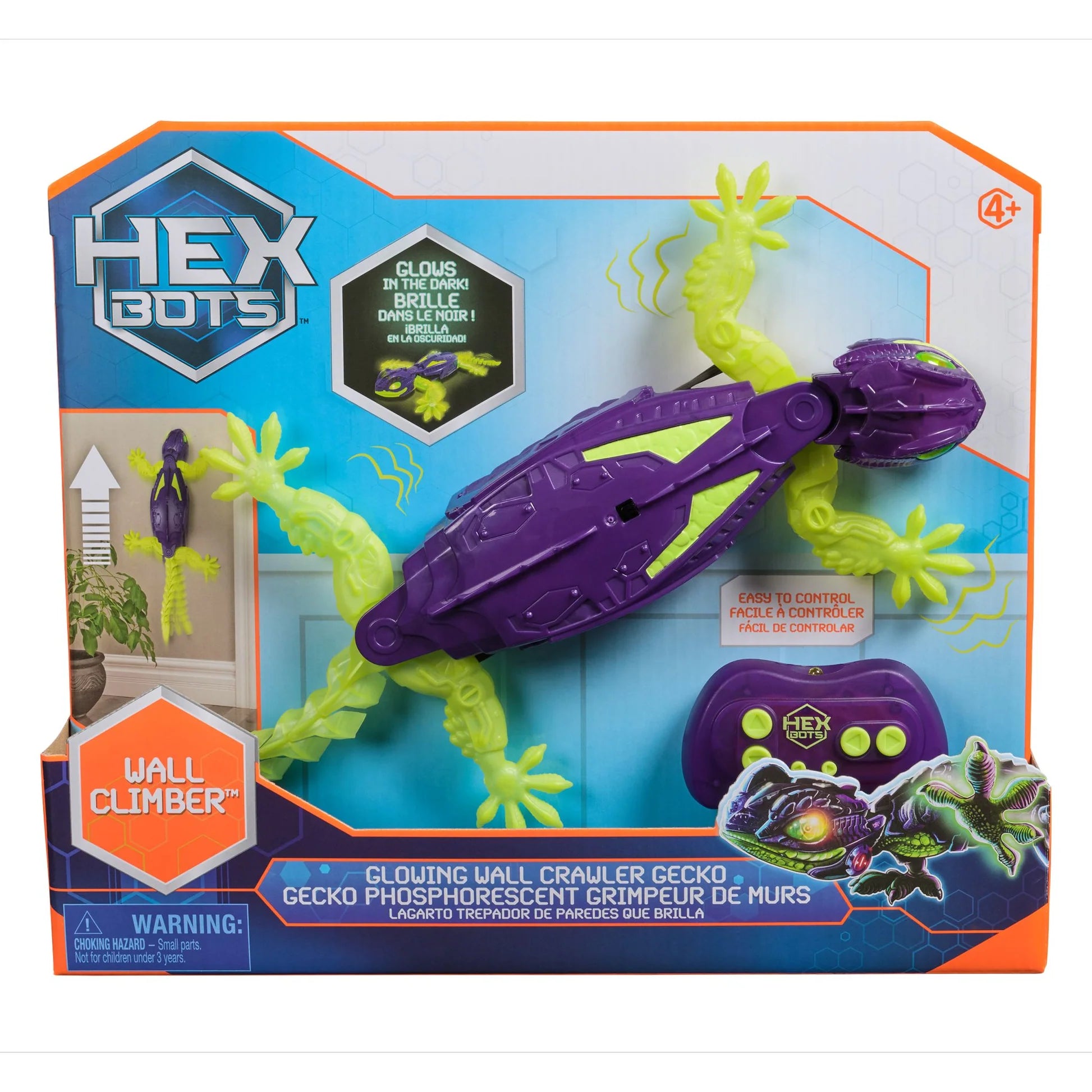 Glow in the dark Gecko - Wall Crawler