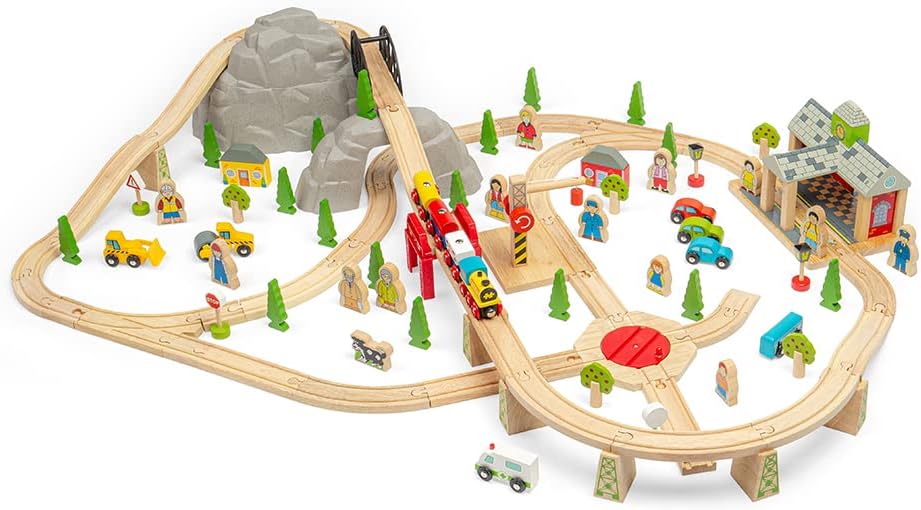 Mountain Railway Train Set