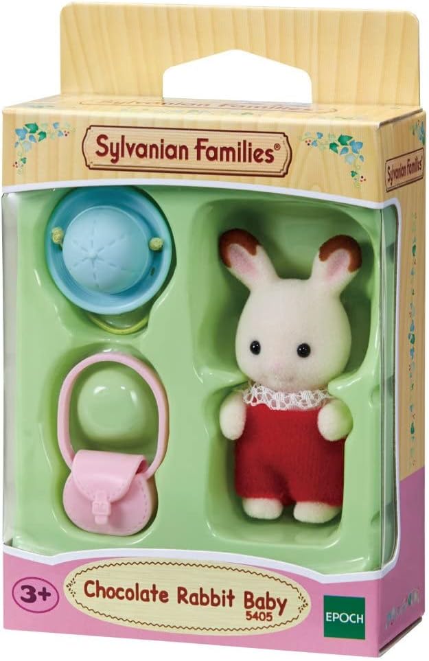 Chocolate Rabbit Baby - Toot Toot Toys