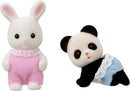 Sylvanian Families - Baby's Toy Box - Snow Rabbit & Panda Babies