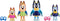 Bluey - Family Beach Day Figures 4 Pack