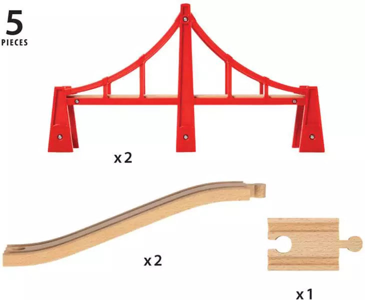 Double Suspension Bridge (33683) - Toot Toot Toys