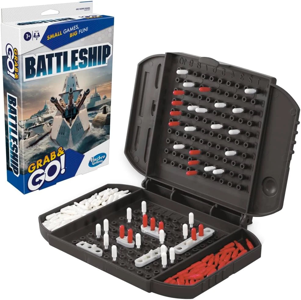 Grab and Go Travel Game - Battleship