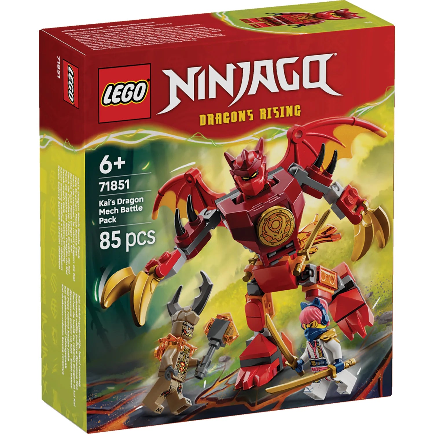 NINJAGO® - Kai’s Dragon Mech Battle Pack (71851)