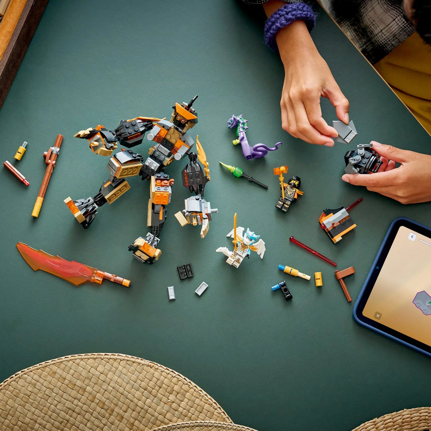 NINJAGO® - Cole’s Mission Mech & Dragon Zane (71854)