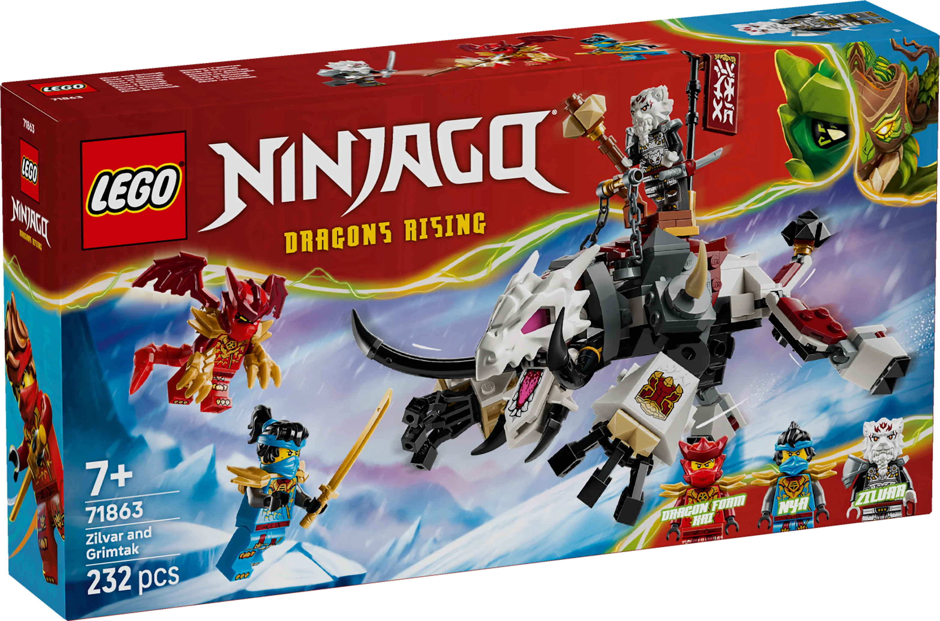 NINJAGO® - Zilvar and Grimtak the Dragon Beast (71863)