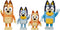 Bluey - Bluey & Family Figures 4 Pack
