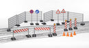 BWorld Construction Accessories Set: Fencing & Hazard Signs (62007) - Toot Toot Toys