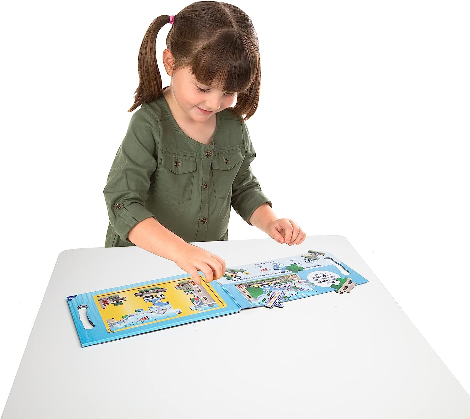 Magnetic Take-Along Jigsaw Puzzle - Vehicles