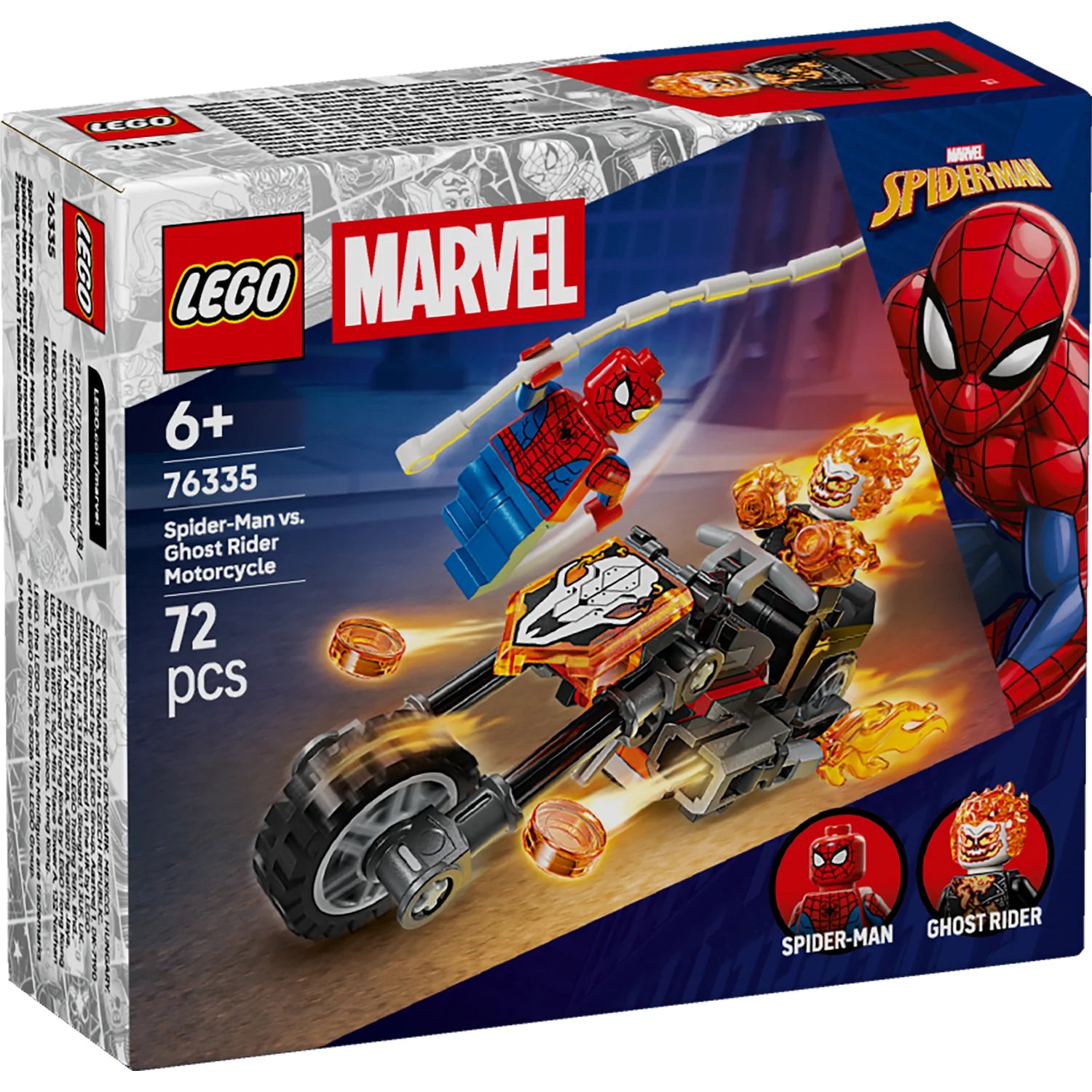 Marvel - Spider-Man vs. Ghost Rider Motorcycle (76335)