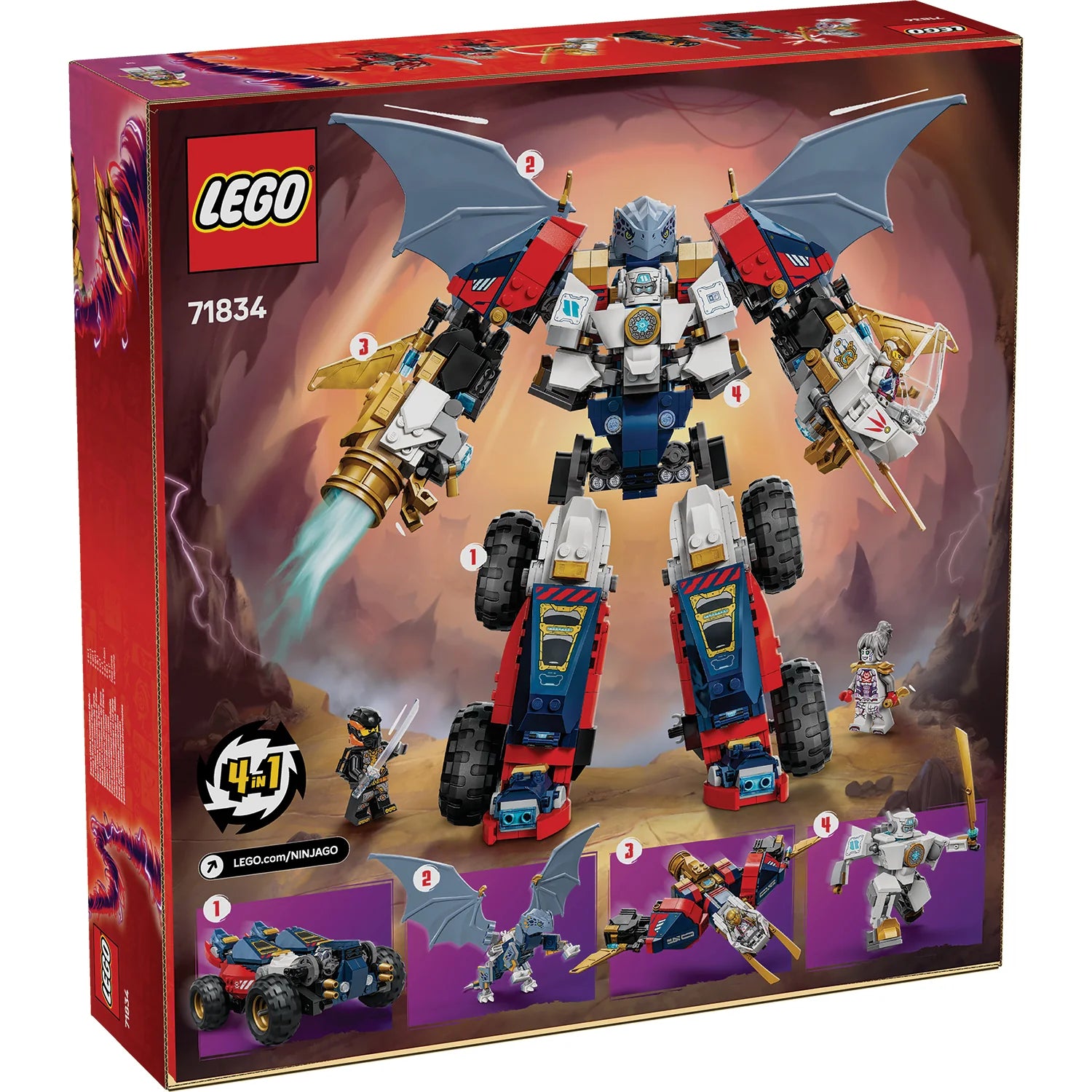 NINJAGO® - Zane’s Ultra Combiner Mech (71834)