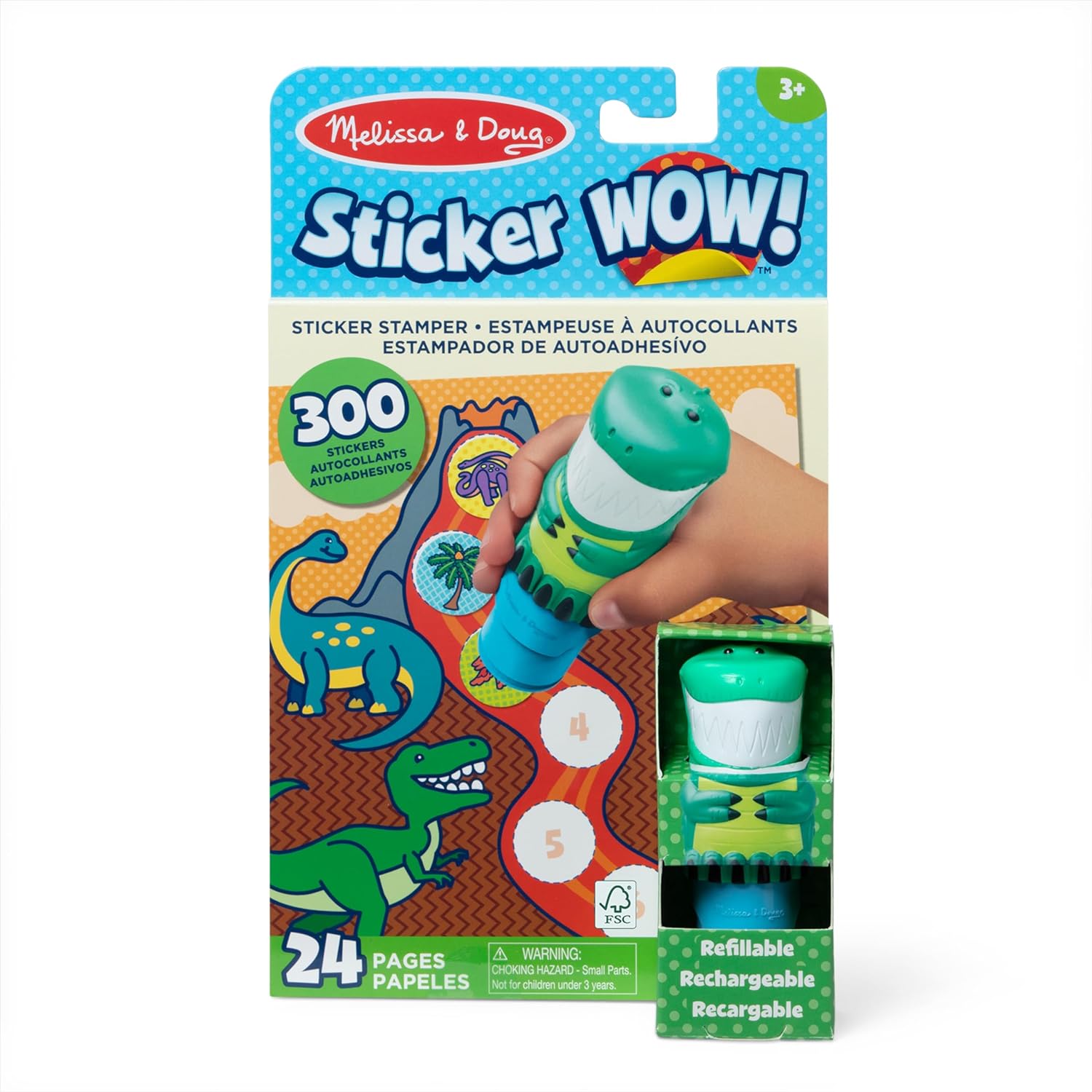 Sticker WOW! Activity Pad Set - Olive the Dinosaur - NEW!