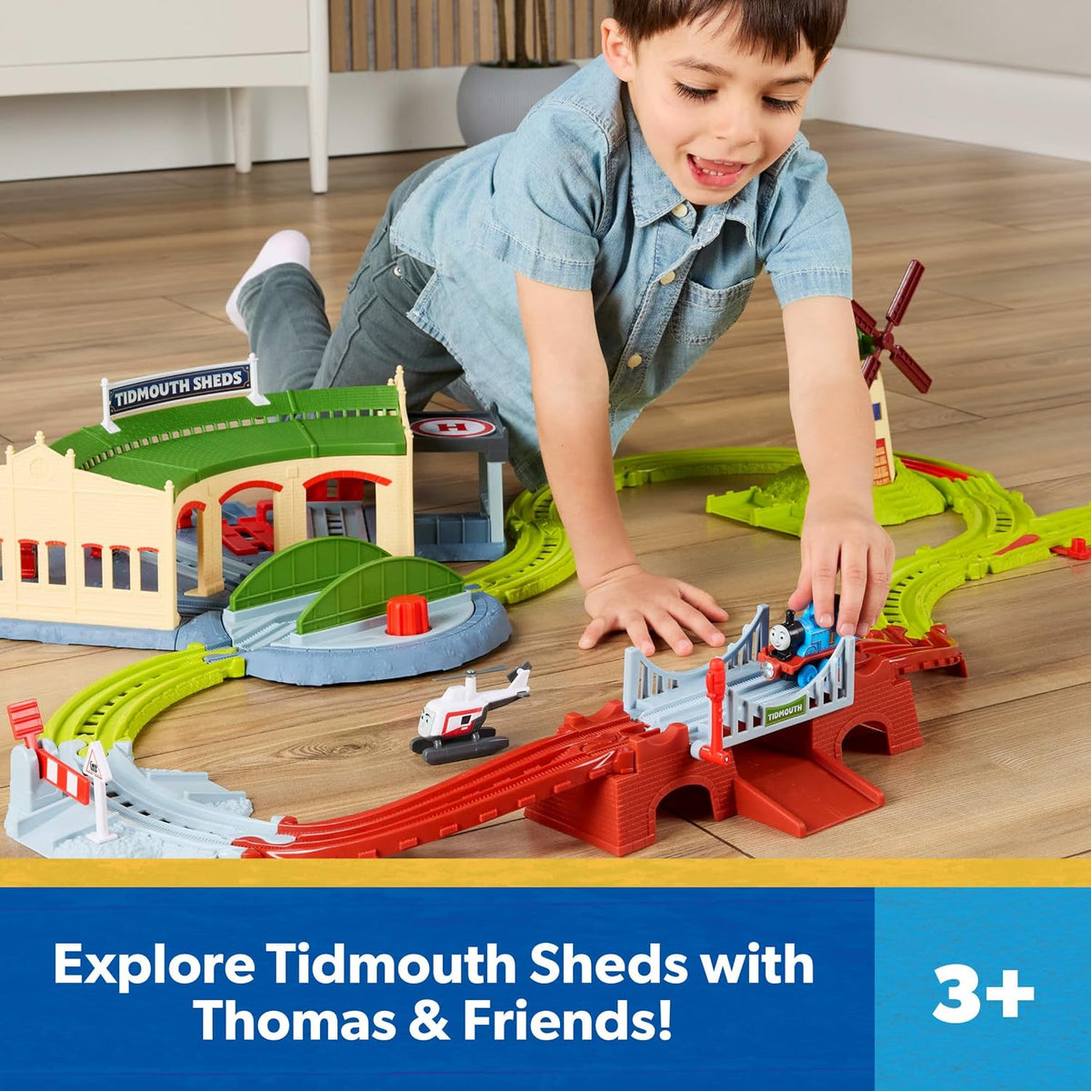 Exploring Tidmouth Sheds Train Set - Toot Toot Toys