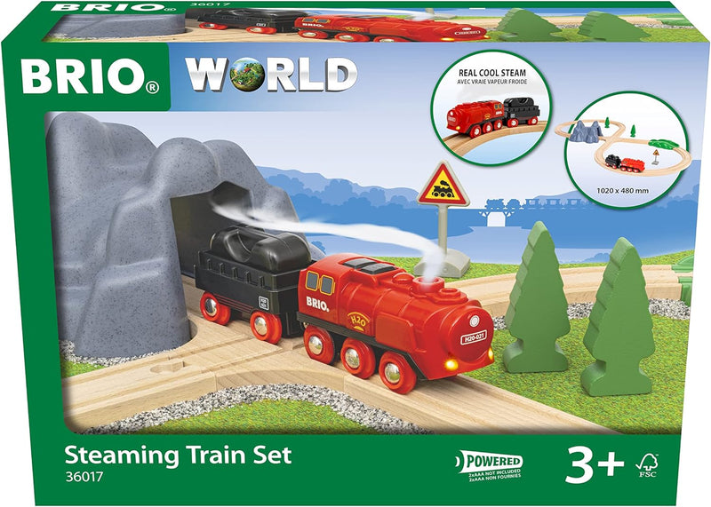 BRIO - Steaming train Set (36017) - NEW!