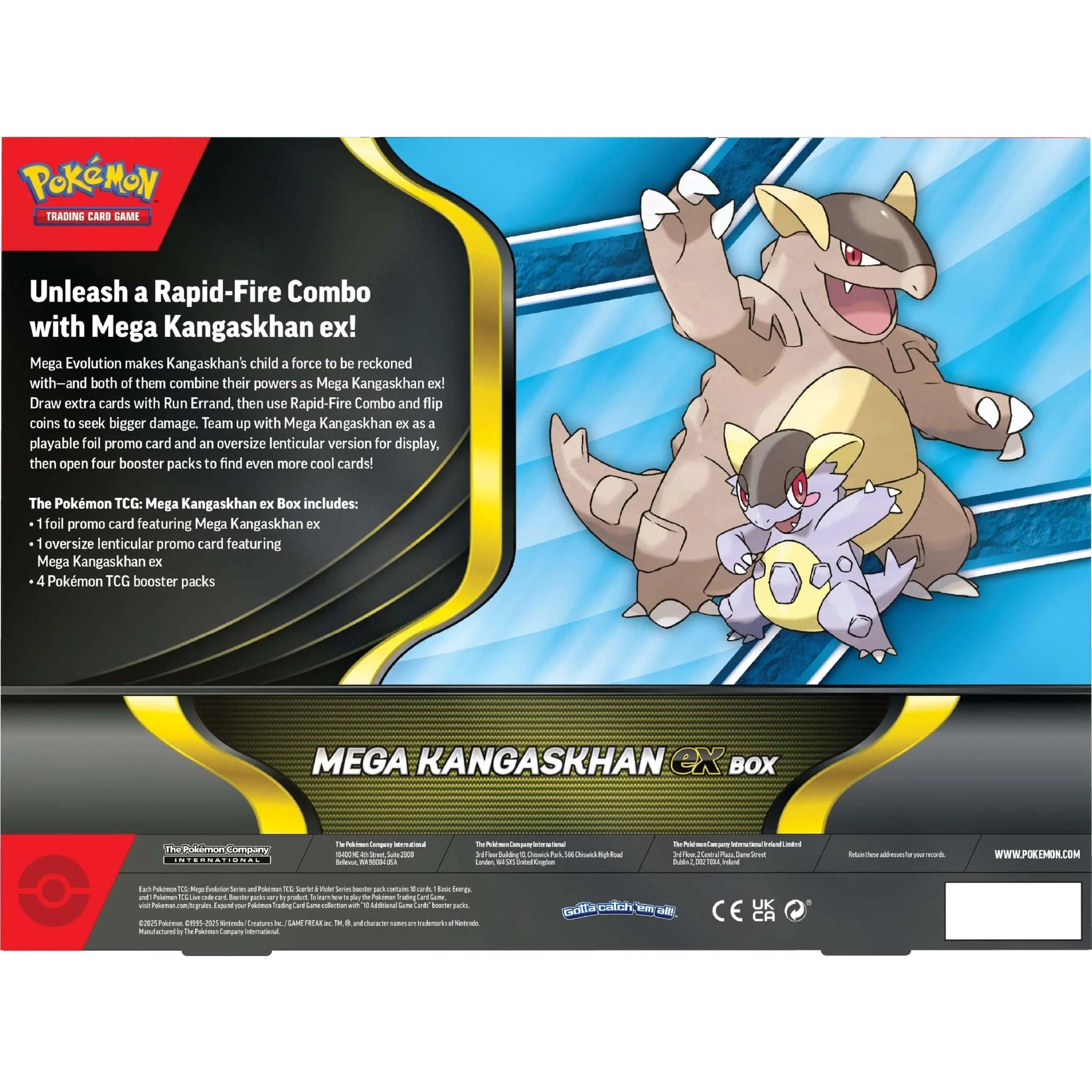 Pokémon TCG - Mega Kangaskhan ex Box (*1 per customer)