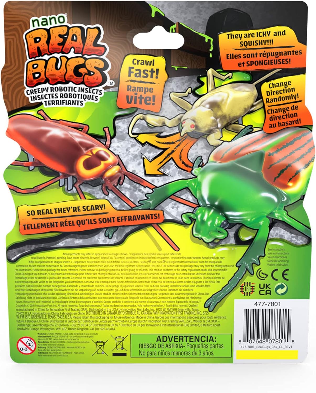Nano Real Bugs 3 Pack