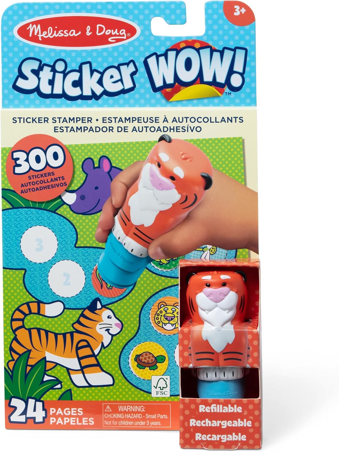 Sticker WOW! Activity Pad Set - Pumpkin the Tiger - NEW!
