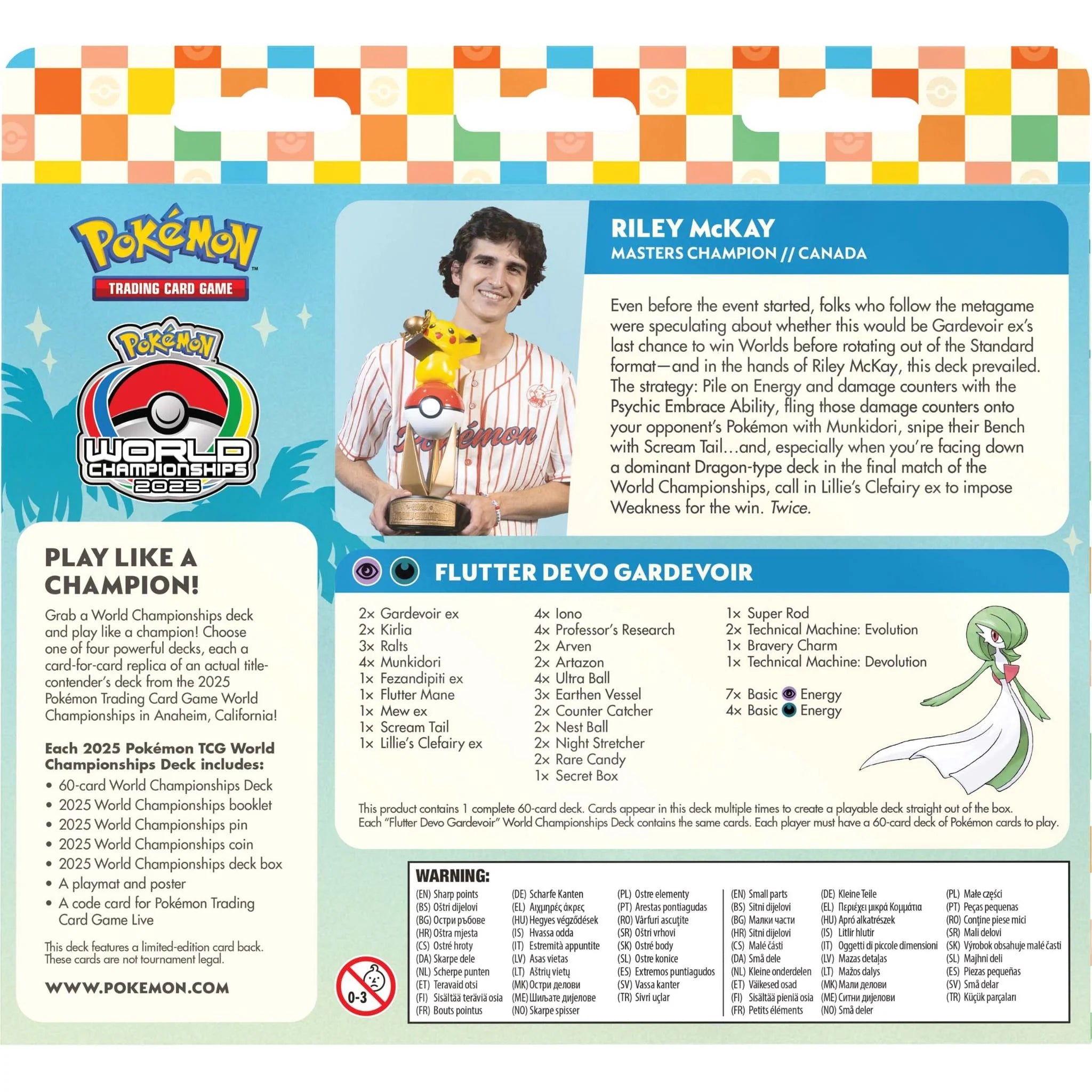 Pokémon TCG - 2025 World Championships Deck - Assorted (*Max 1 per customer)