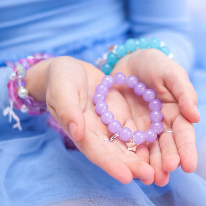 Lilac Tresses Elastic Bracelet