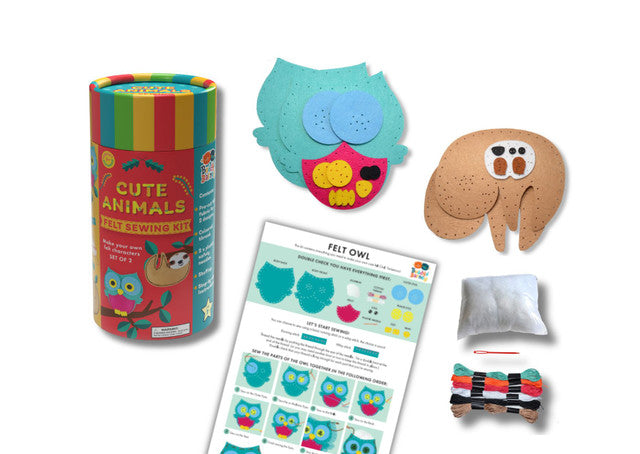 Felt Sewing Kit - Cute Animals