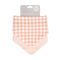 All4Ella - Bandana Bibs Reversible 2pk - Gingham Strawberry