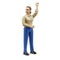 Bruder - Bworld Figure - Woman light skin in Blue Jeans (60408)