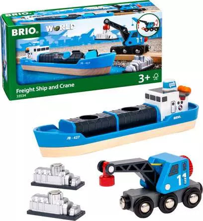 Freight Ship and Crane (33534)