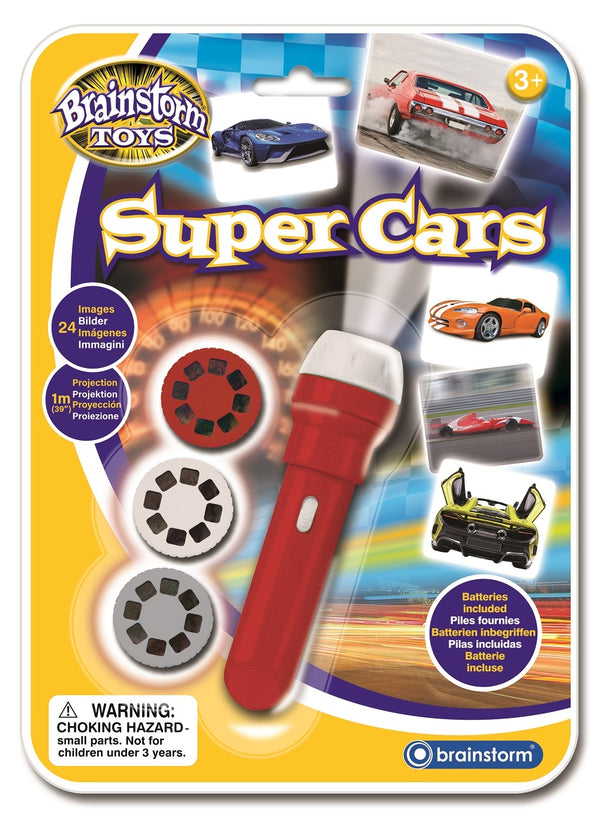 Brainstorm Toys - Super Cars Torch and Projector