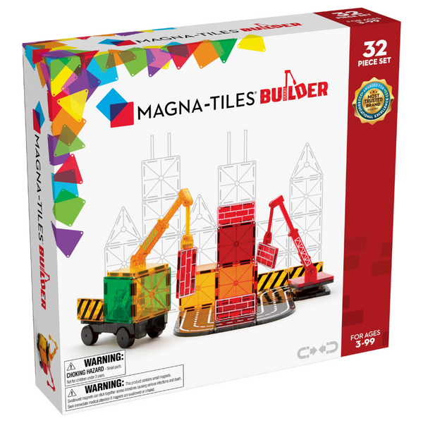 Magna-Tiles - Builder - 32 Piece Set