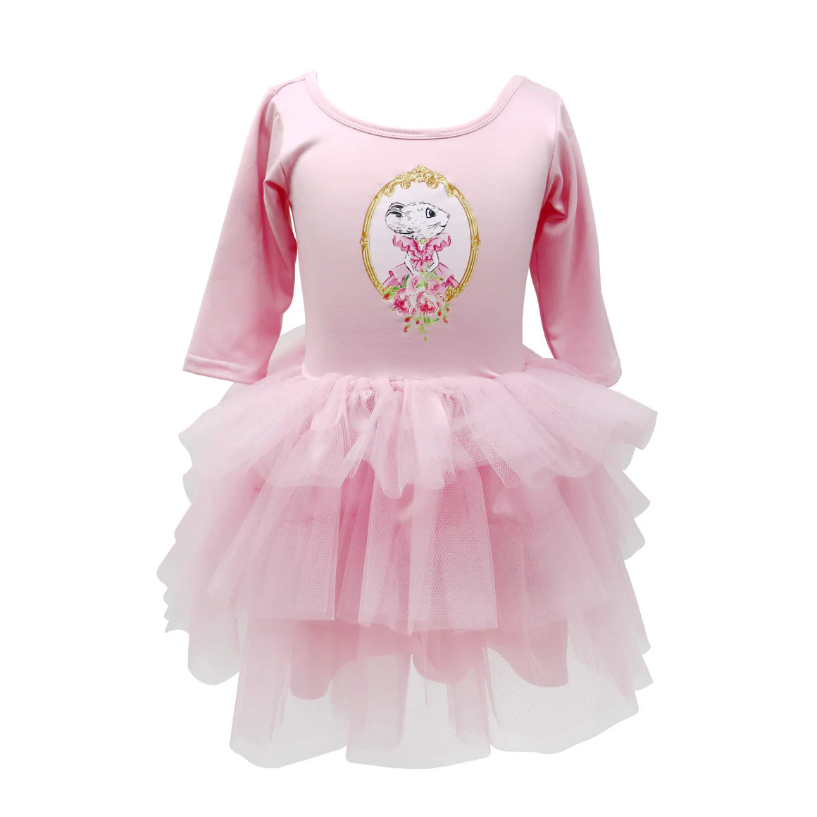 Claris: The Chicest Mouse In Paris™ Fashion Print Tulle Dress
