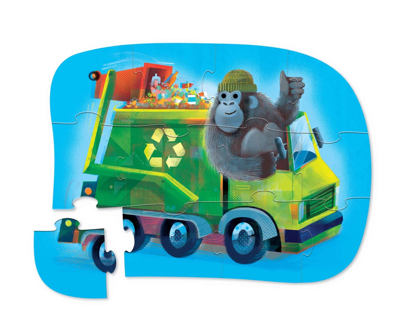 Mini 12pc Puzzle - Go Gorilla